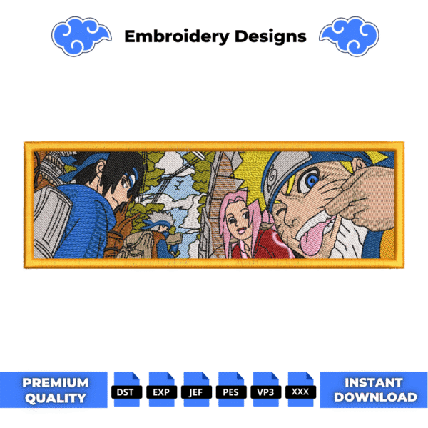 Naruto Embroidery Design