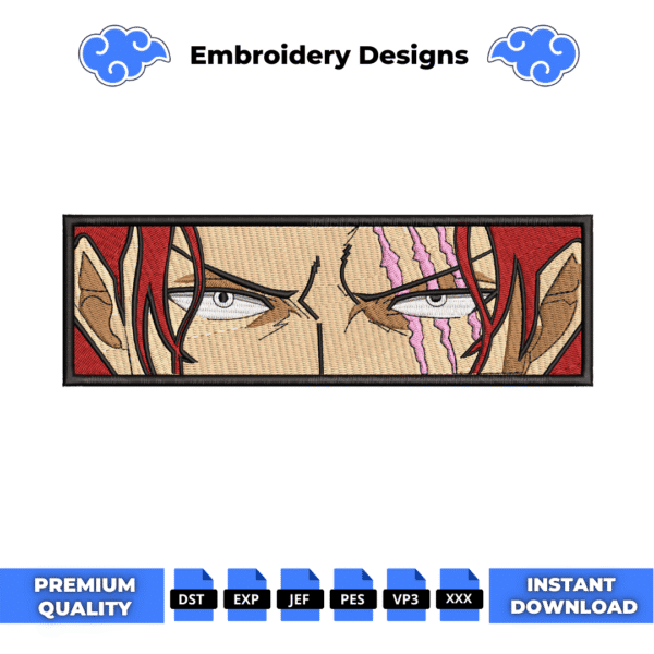 Shanks Eyes Embroidery Design